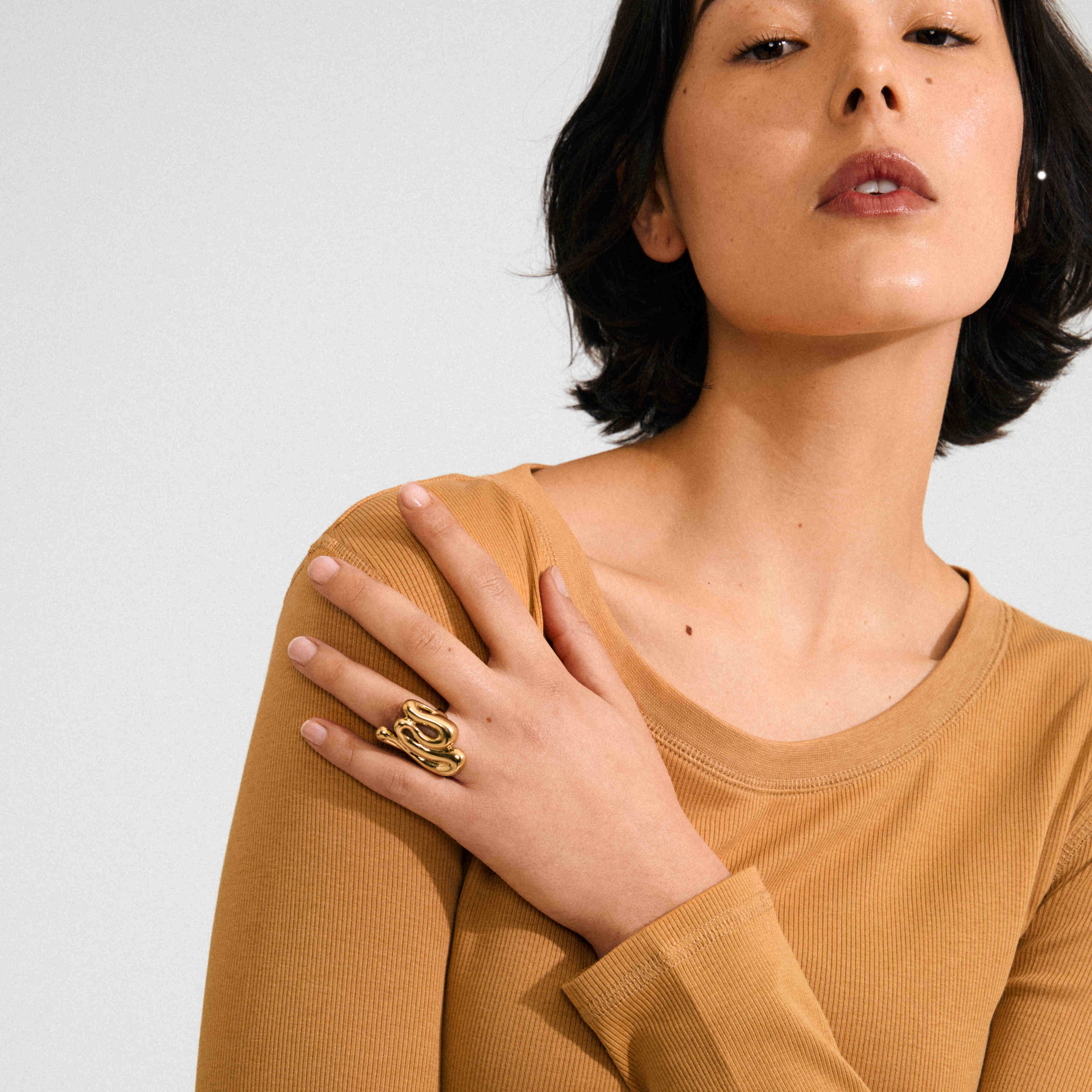 ADRIEL recycled chunky ring - Image 3