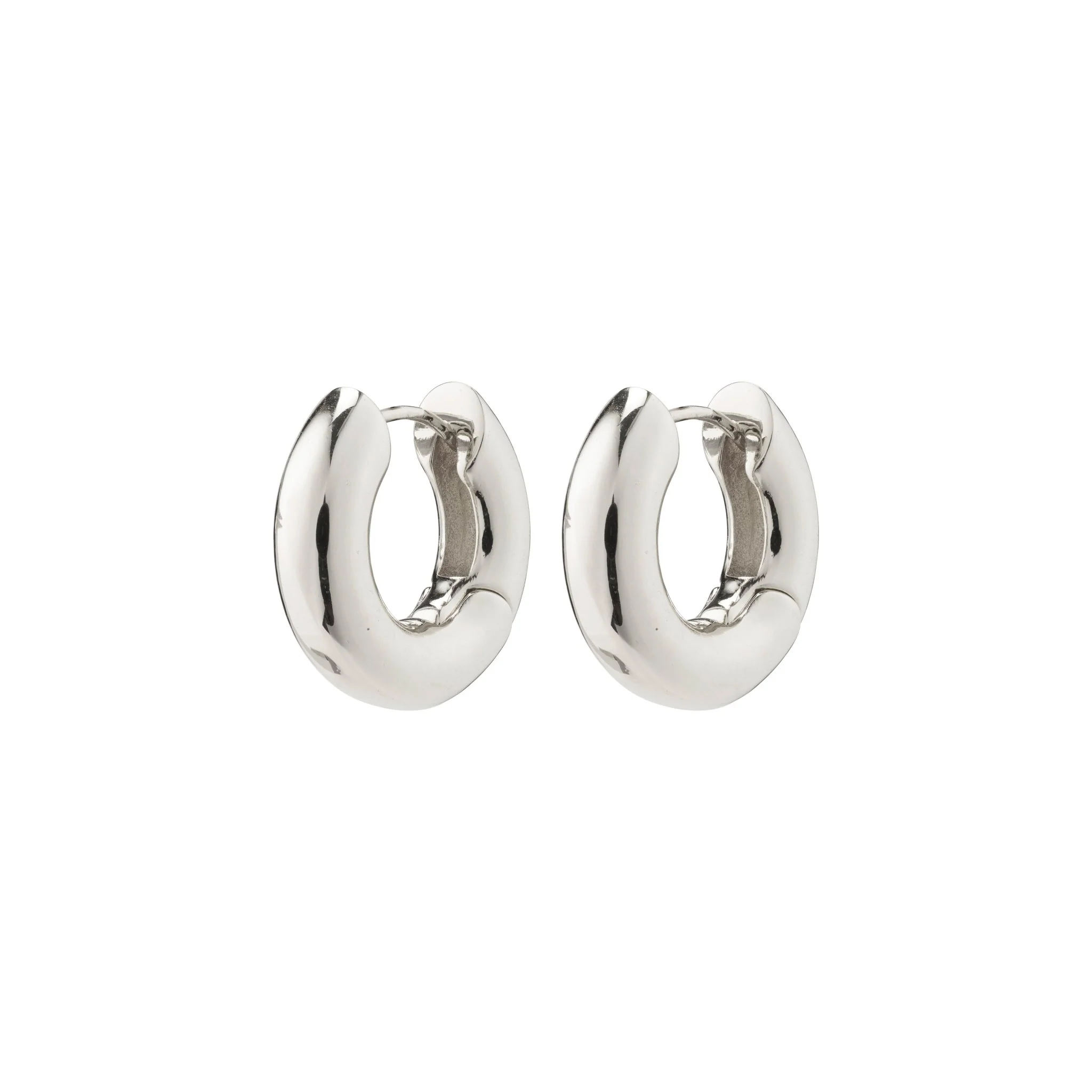 AICA Small Recycled Chunky Hoop Earrings 22MM - Image 4
