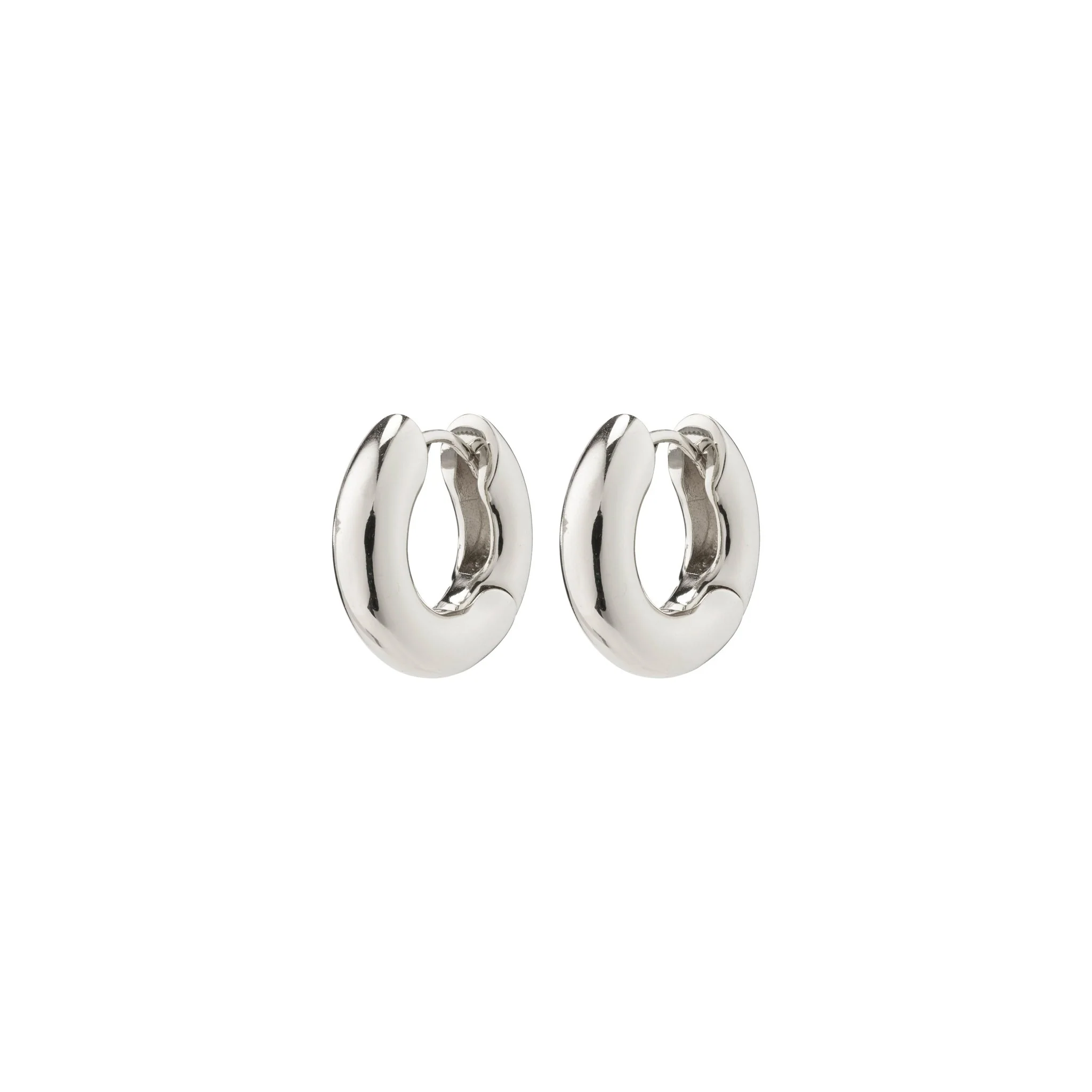 AICA Micro Recycled Huggie Hoop Earrings 15MM - Image 3