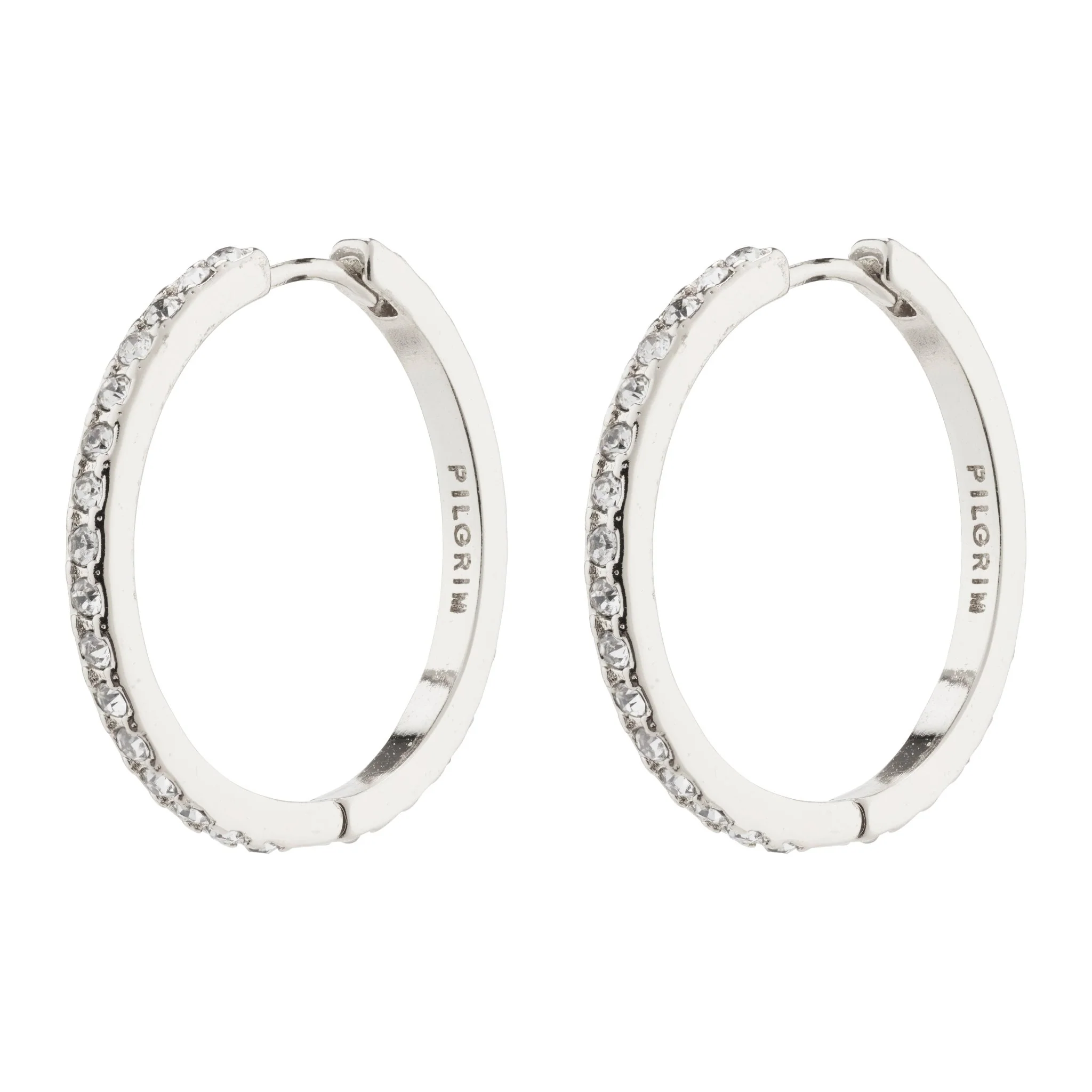 Ebna Maxi Crystal Hoops 26mm - Image 3