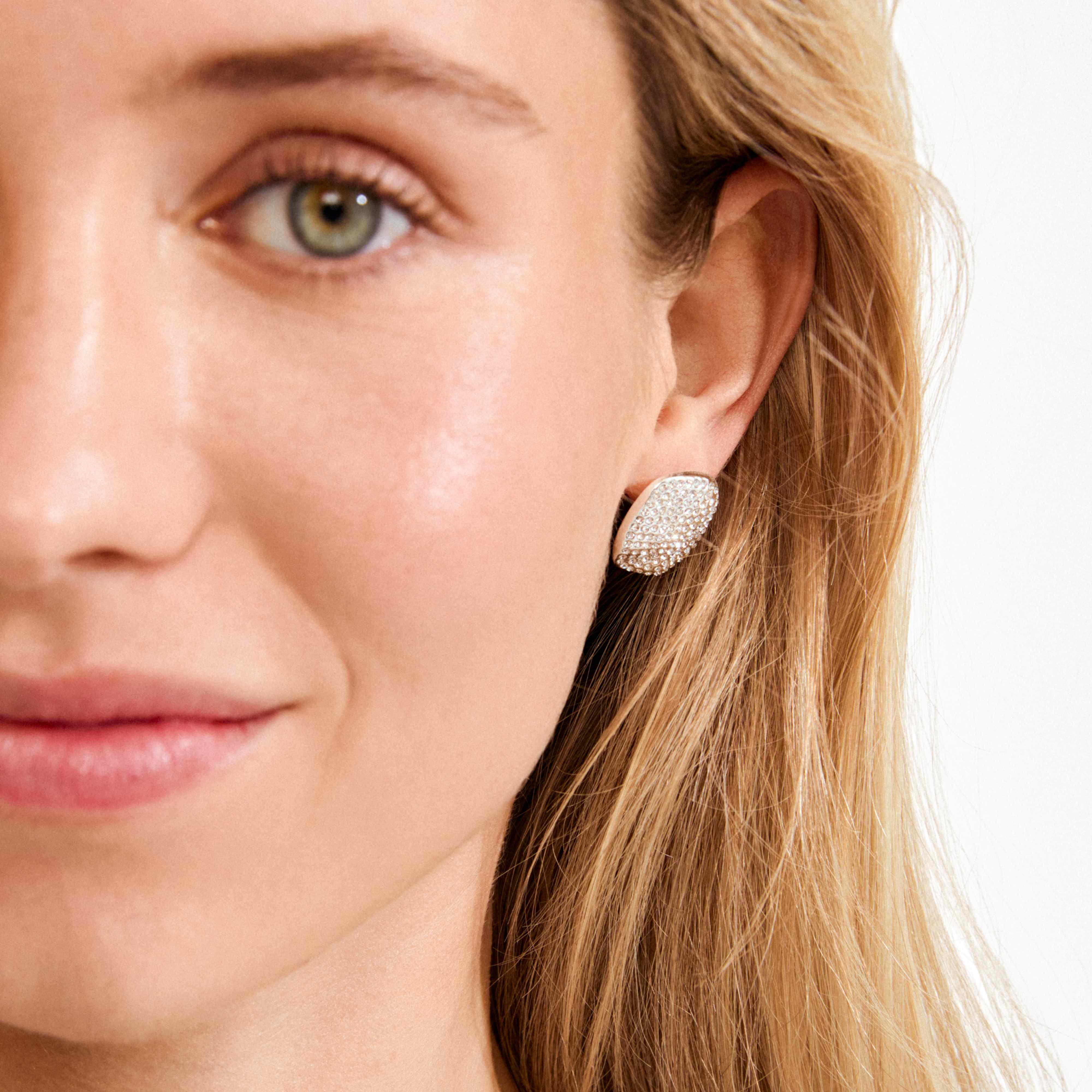 EMBER recycled crystal stud earrings - Image 5