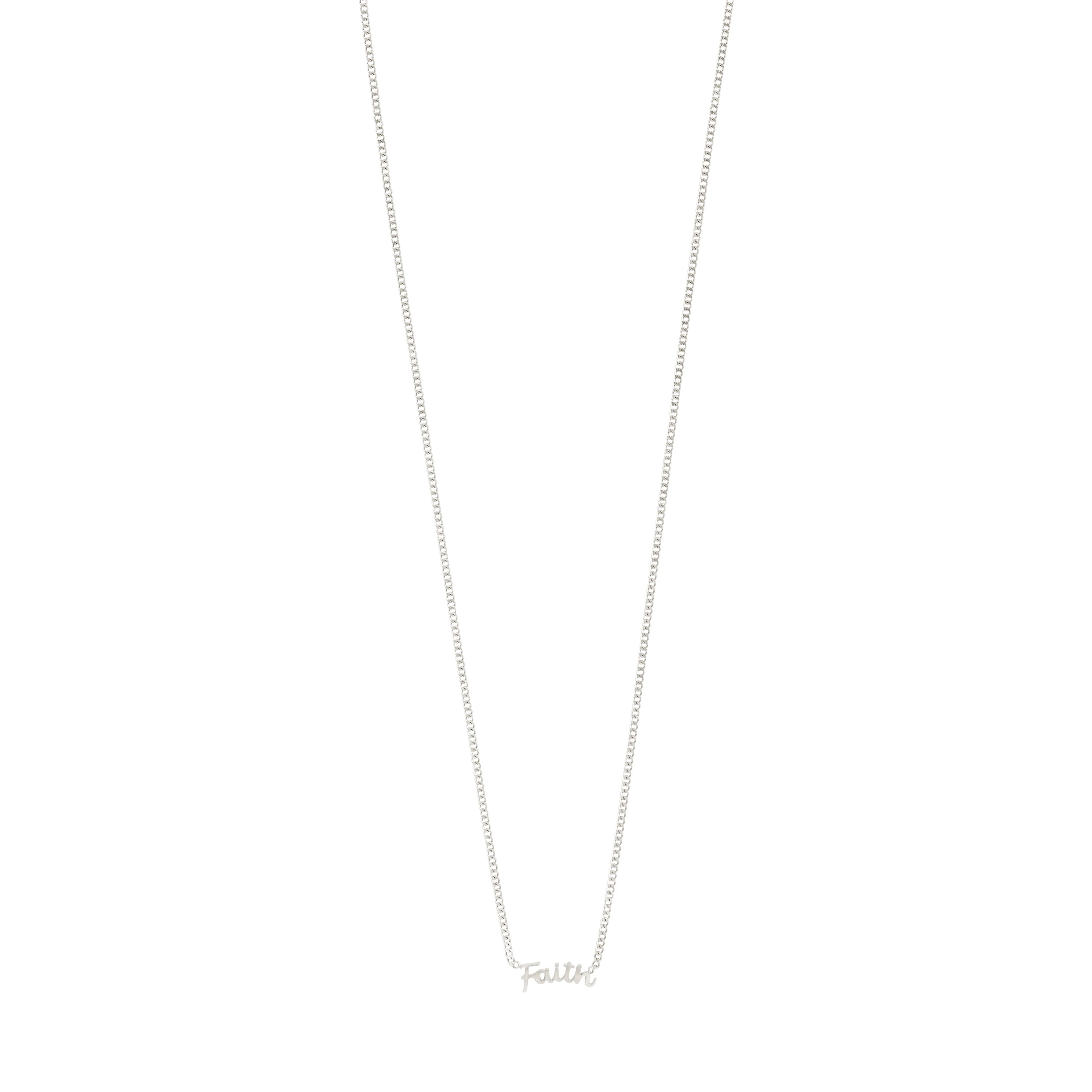 FAITH Recycled Pendant Necklace - Image 3