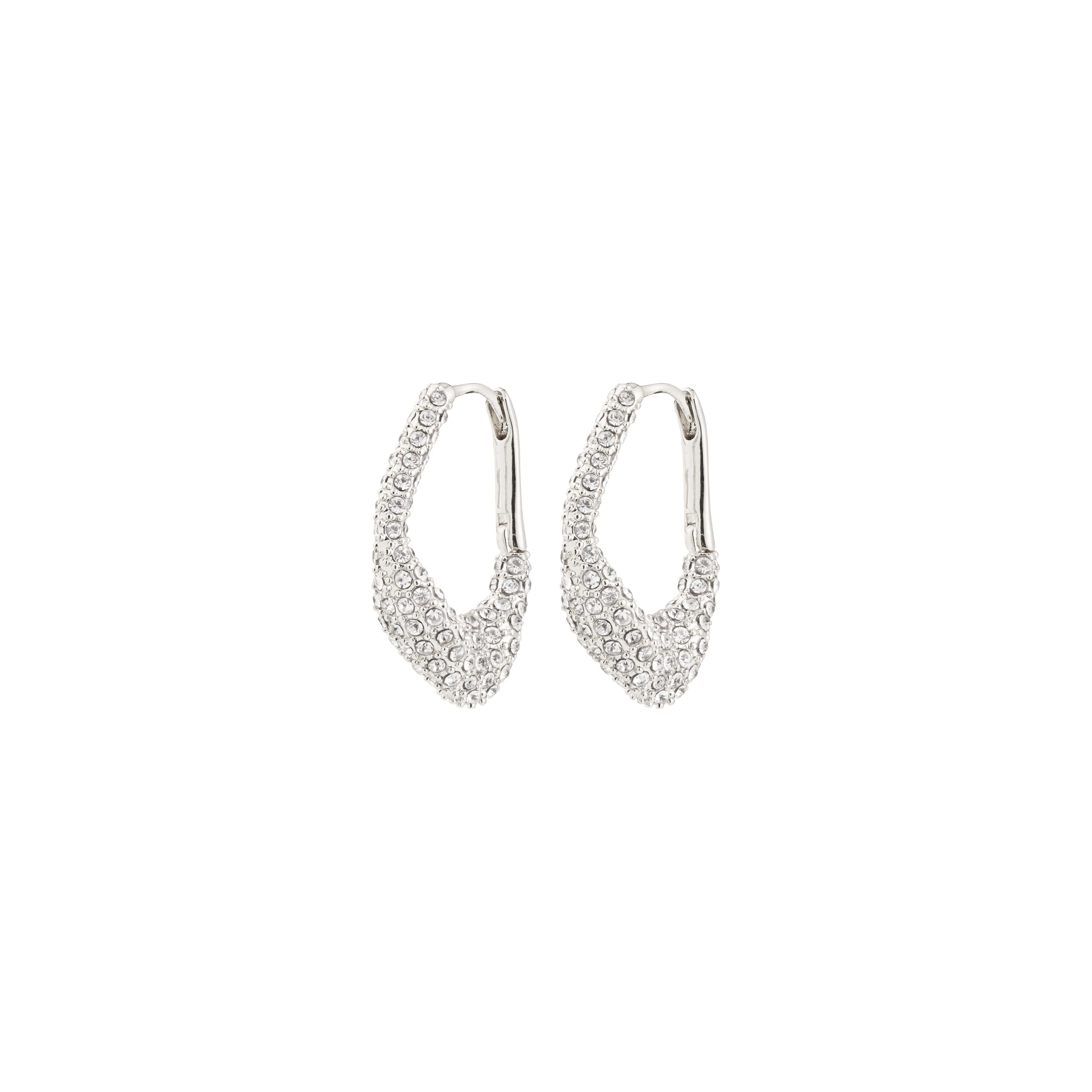 FENIX recycled crystal hoop earrings - Image 4