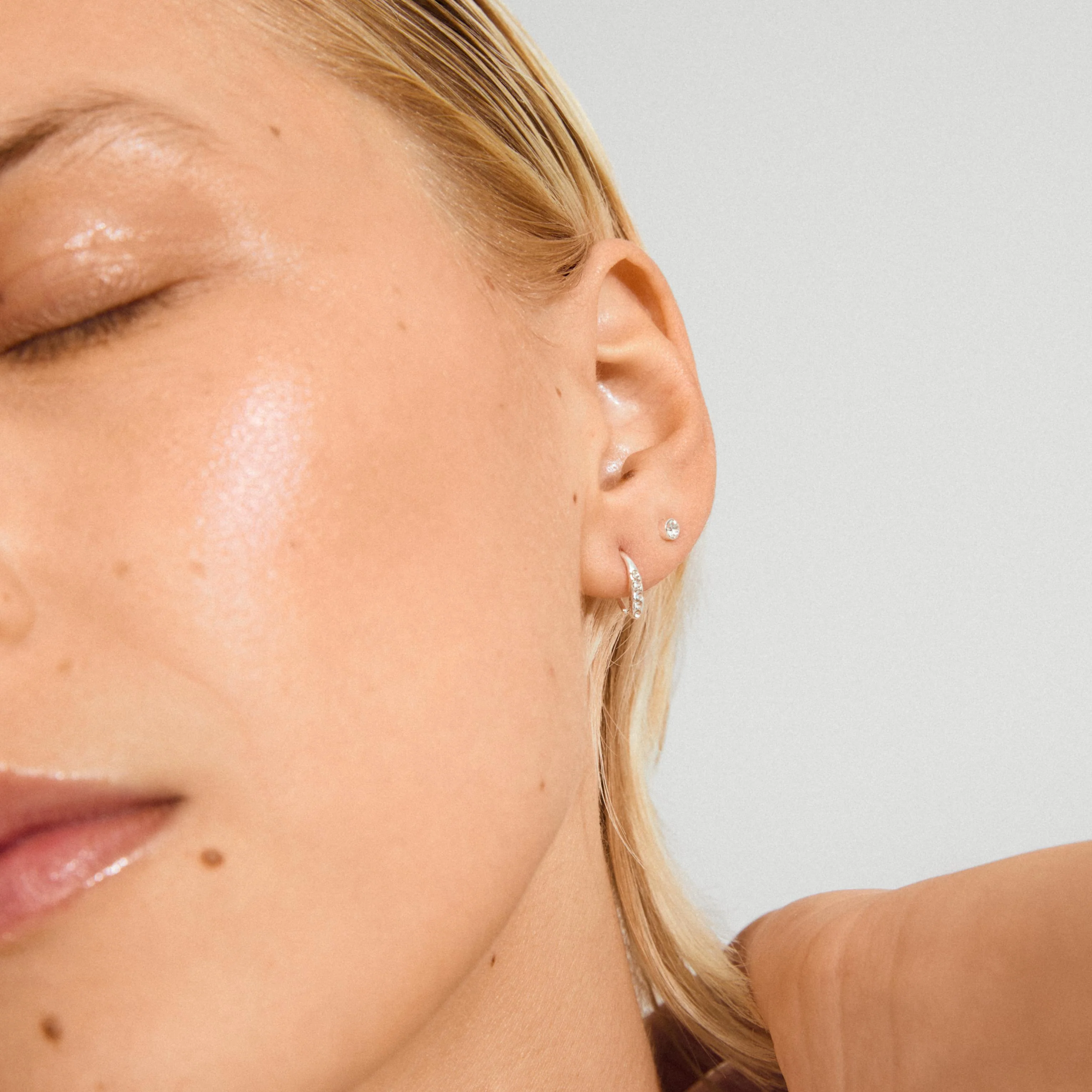 GIONNI recycled crystal earrings 2-in-1 - Image 6