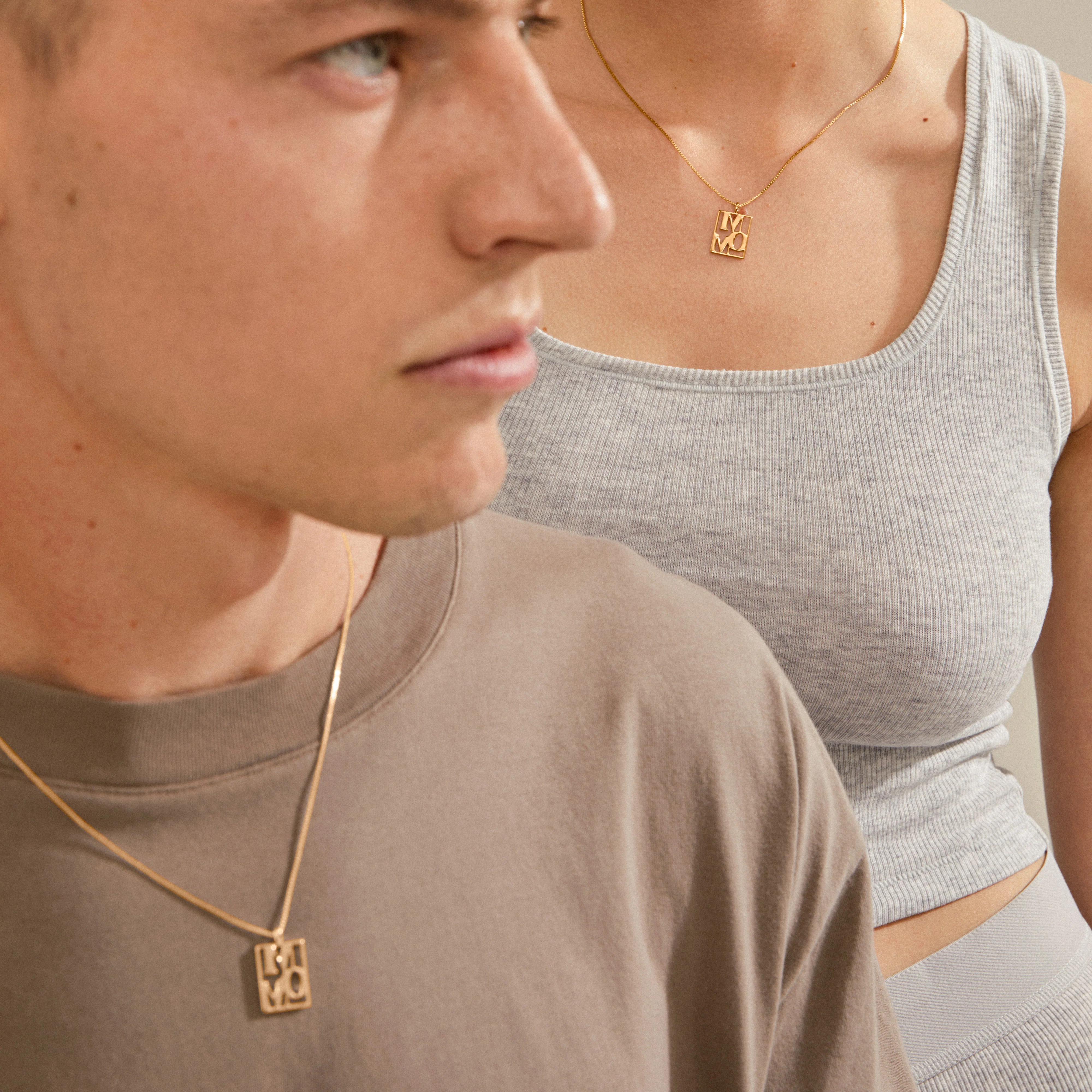 MOM Recycled Pendant Necklace, Love Tag - Image 4