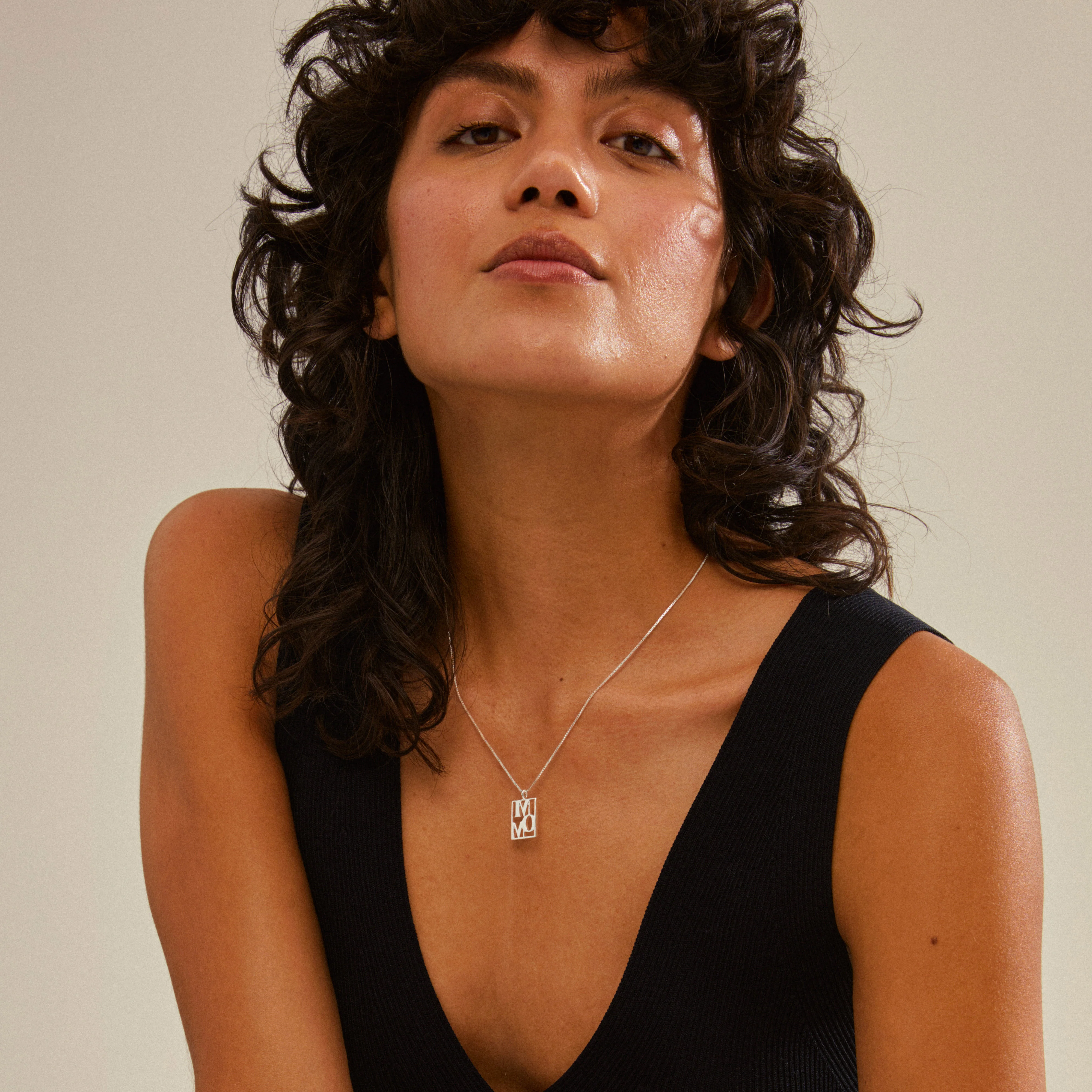 MOM Recycled Pendant Necklace, Love Tag - Image 8