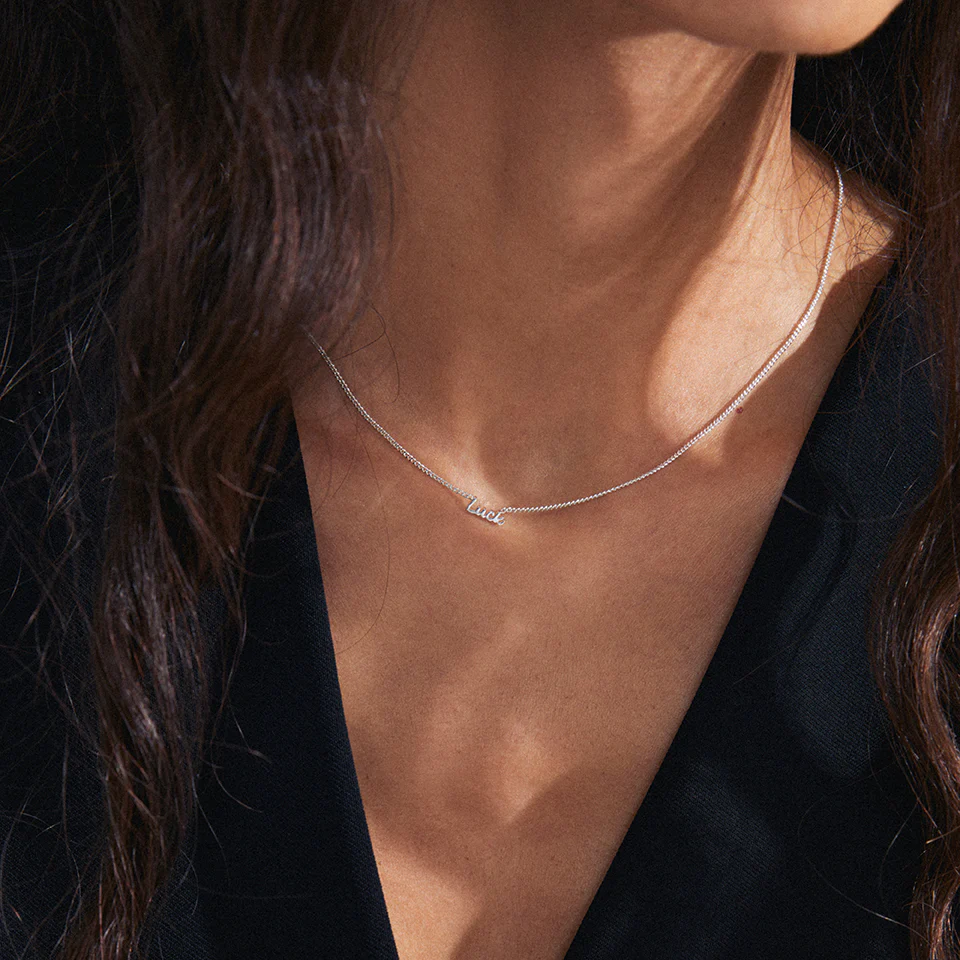 LUCK Recycled Pendant Necklace - Image 4