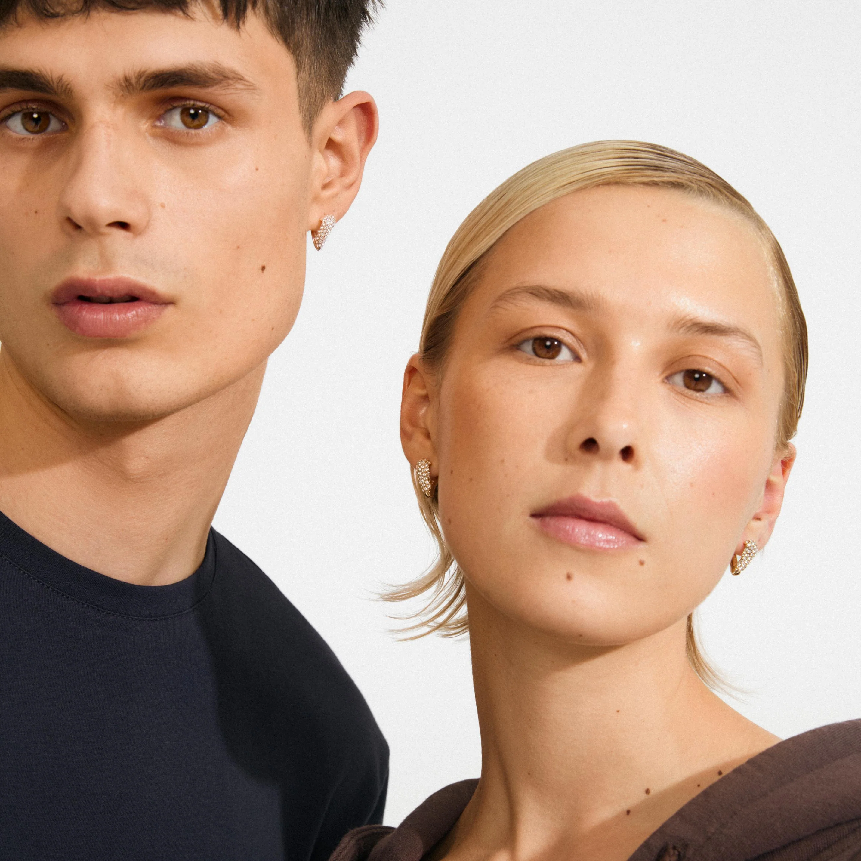 SOUL recycled crystal earrings - Image 3