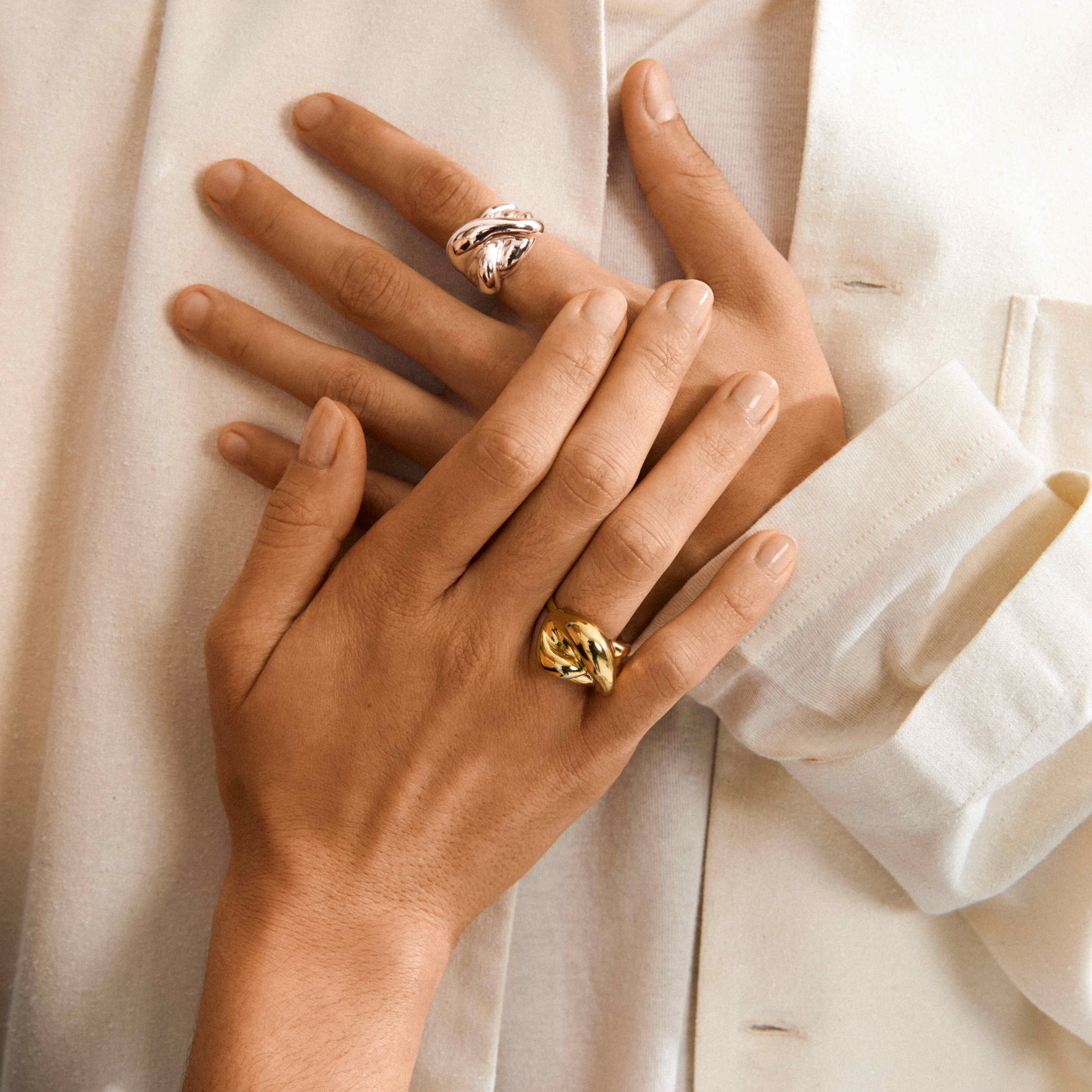 UNFOLD recycled chunky ring - Image 5